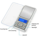 Pocket Mini Digital Kitchen Scales Jewellery Electronic Herbs - 0.01G To 200G Au - Close-Up Angle