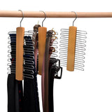 2PCS Double Hook Silk Scarf Towel Rack Organizer Tie Hanger Closet Storage - Extra Image