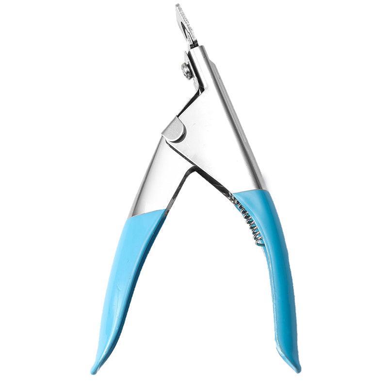 Acrylic Nail Tip Cutter False Nail Clipper U Shape Manicure Art Trimmer Tool - Purple