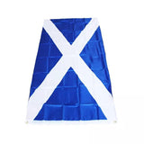 Large Scotland Scottish Flag Saltire Heavy Duty Outdoor 90 X 150 CM - 3ft x 5ft - Top-Down View