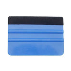 Felt Edge Squeegee For Decals Sticker Vinyl Sheet  Car Wrap Applicator Tool Blue