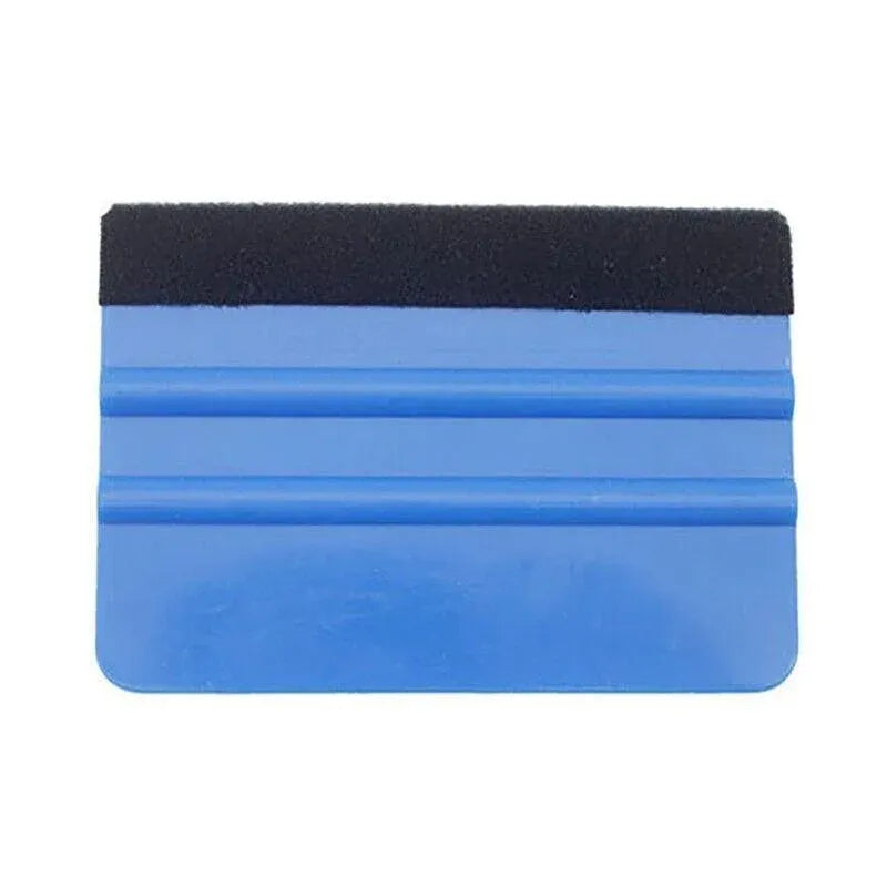 Felt Edge Squeegee For Decals Sticker Vinyl Sheet  Car Wrap Applicator Tool Blue