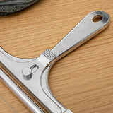 1/2 PCS Butter Cheese Grater Slicer Scraper Stainless Steel Kitchen Gadget Tool - 2PCS - 45-Degree Angle