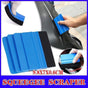 4Pcs Car Wrapping Vinyl Squeegee Scraper Tool Wrap Soft Felt Edge Sticker Tools