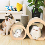 3pcs Cat Scratching Tunnel Wearable Claw Sharpening Toys for Cats Pet Play