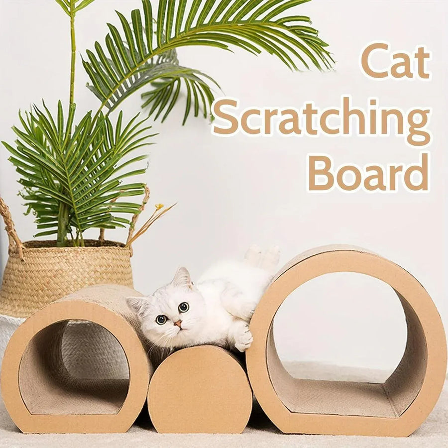 3pcs Cat Scratching Tunnel Wearable Claw Sharpening Toys for Cats Pet Play