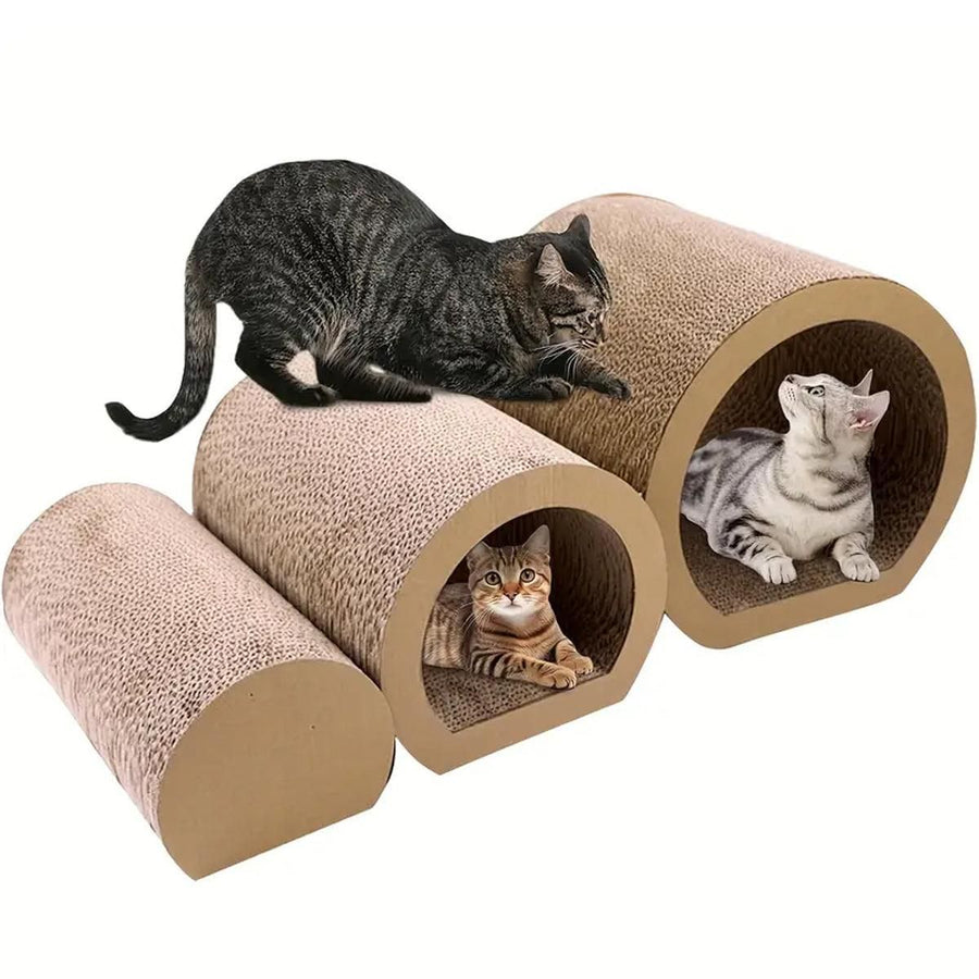 3pcs Cat Scratching Tunnel Wearable Claw Sharpening Toys for Cats Pet Play