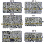 Household Self-tapping Screw Nut Gasket Box Set Multi-purpose Screw Assortment - B