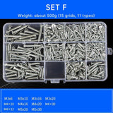 Household Self-tapping Screw Nut Gasket Box Set Multi-purpose Screw Assortment - B - Extra Image
