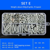 Household Self-tapping Screw Nut Gasket Box Set Multi-purpose Screw Assortment - E - Extra Image