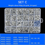 Household Self-tapping Screw Nut Gasket Box Set Multi-purpose Screw Assortment - F - 45-Degree Angle