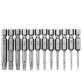 12PCS Torx Screwdriver Bit Set Hex Shank S2 Steel Drill Insert