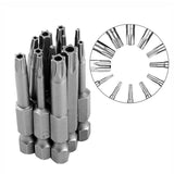 12PCS Torx Screwdriver Bit Set Hex Shank S2 Steel Drill Insert