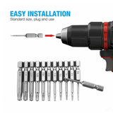 12PCS Torx Screwdriver Bit Set Hex Shank S2 Steel Drill Insert