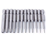 12PCS Torx Screwdriver Bit Set Hex Shank S2 Steel Drill Insert - Extra Image