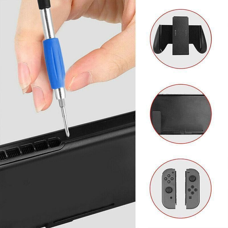 Screwdriver Set Repair Tool Kit For Nintendo Switch NES N64 Joy-con Wii Triwing
