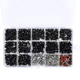 500PCS/Set RC Screws Box Repair Tool Kit for 1/10 HSP RC Car DIY Accessories - Close-Up Angle