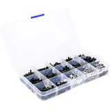 500PCS/Set RC Screws Box Repair Tool Kit for 1/10 HSP RC Car DIY Accessories - Top-Down View