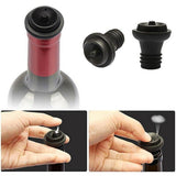 Wine Saver Vacuum Pump Sealer Preserver Set With 4 Valves Air Bottle Stoppers Au