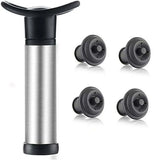 Wine Saver Vacuum Pump Sealer Preserver Set With 4 Valves Air Bottle Stoppers Au - Extra Image