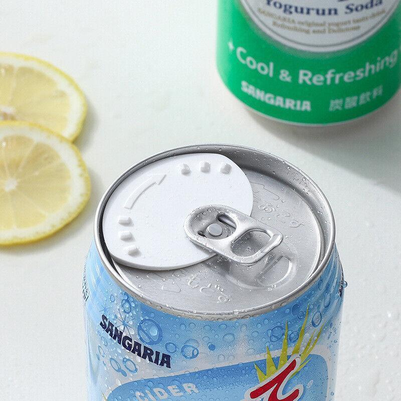6Pcs Beverage Can Lid Cap Soda Soft Drink Snaps Tops Cover Lock Sealer Protector