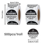 2 Rolls Gift Decoration Sealing Stickers for Wrapping Supplies Party Decorations