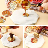 600 X Colour Sealing Wax Mix Metallic Stick Beads Stamp Seal Candle Envelope VIC - Macaron Color - 45-Degree Angle