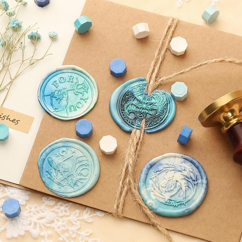 600 X Colour Sealing Wax Mix Metallic Stick Beads Stamp Seal Candle Envelope VIC - Macaron Color