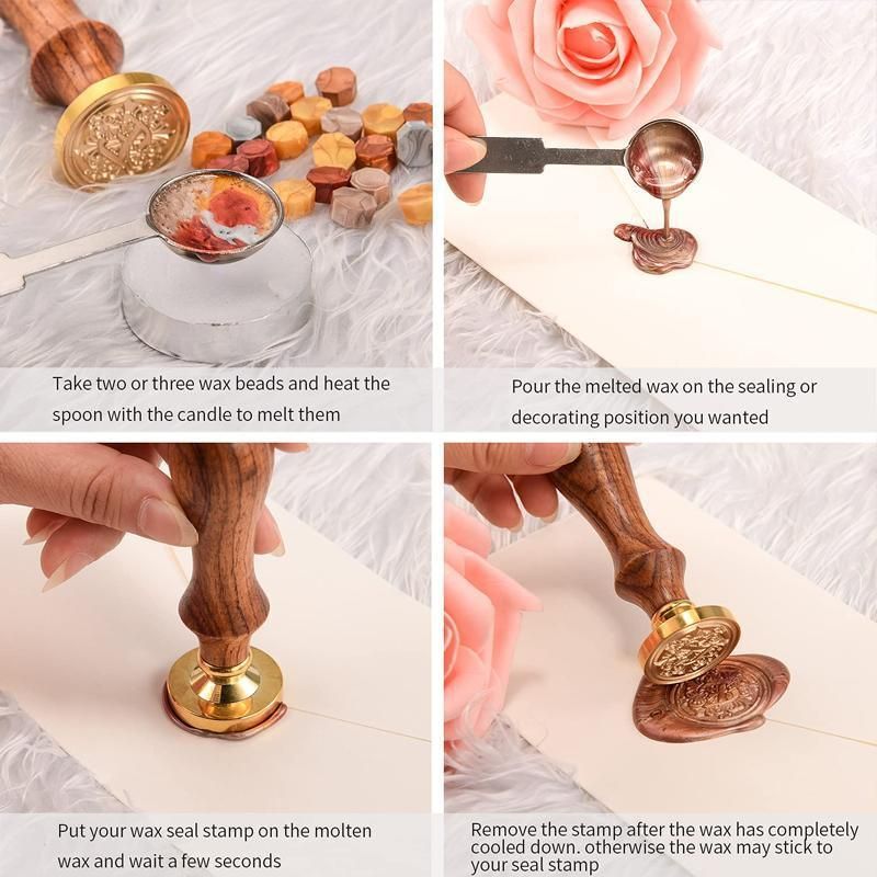 600 X Colour Sealing Wax Mix Metallic Stick Beads Stamp Seal Candle Envelope VIC - Macaron Color