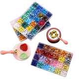 600 X Colour Sealing Wax Mix Metallic Stick Beads Stamp Seal Candle Envelope VIC - Macaron Color - Side View