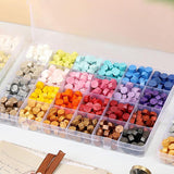 600 X Colour Sealing Wax Mix Metallic Stick Beads Stamp Seal Candle Envelope VIC - Macaron Color - Top-Down View