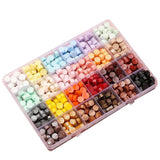 600 X Colour Sealing Wax Mix Metallic Stick Beads Stamp Seal Candle Envelope VIC - Macaron Color - Rear View