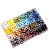 600 X Colour Sealing Wax Mix Metallic Stick Beads Stamp Seal Candle Envelope VIC - Macaron Color - Close-Up Angle