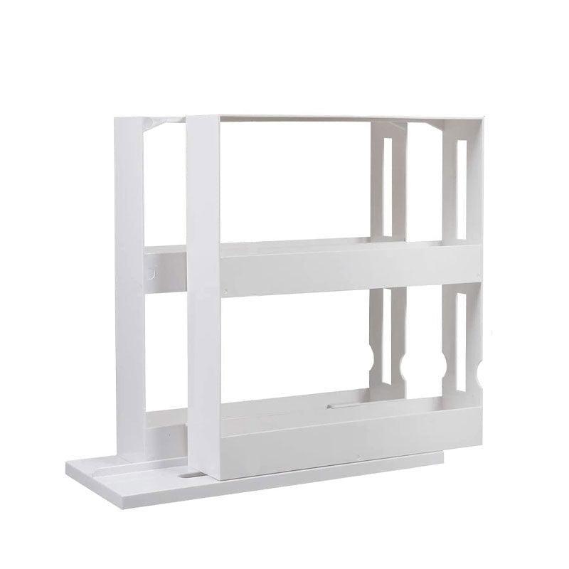 Slide Cabinet Organiser Rack Storage Pantry Kitchen Shelf Spice Jars Can Holder