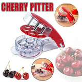 Cherry Pitter Olive Seed Squeeze Tool Handheld Stoner Remover Corer Kitchen Red