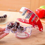 Cherry Pitter Olive Seed Squeeze Tool Handheld Stoner Remover Corer Kitchen Red - Extra Image