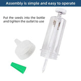 Mini Seed Planter Manual Syringe Plastic Planting Tool Garden Handheld Planter - Rear View