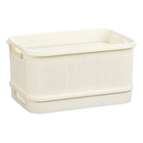 Seedling Tray Sprout Tray Soilless Hydroponic Planting Pot for Indoor Gardening - White