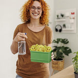 Seedling Tray Sprout Tray Soilless Hydroponic Planting Pot for Indoor Gardening - White
