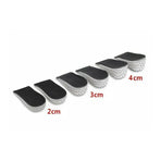 Heel Lift Insoles for Height Increase Invisible Cushion Pads for Shoes Unisex - 4CM