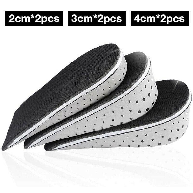 Heel Lift Insoles for Height Increase Invisible Cushion Pads for Shoes Unisex - 4CM