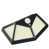 4pcs Solar Powered Outdoor Motion Sensor Security Light 100 LED Waterproof - Front View