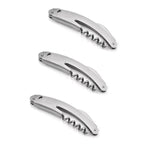 3-Piece Seahorse-Style Bottle Opener and Corkscrew Set