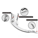 3-Piece Seahorse-Style Bottle Opener and Corkscrew Set