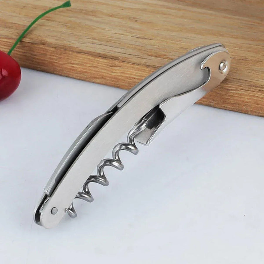 3-Piece Seahorse-Style Bottle Opener and Corkscrew Set