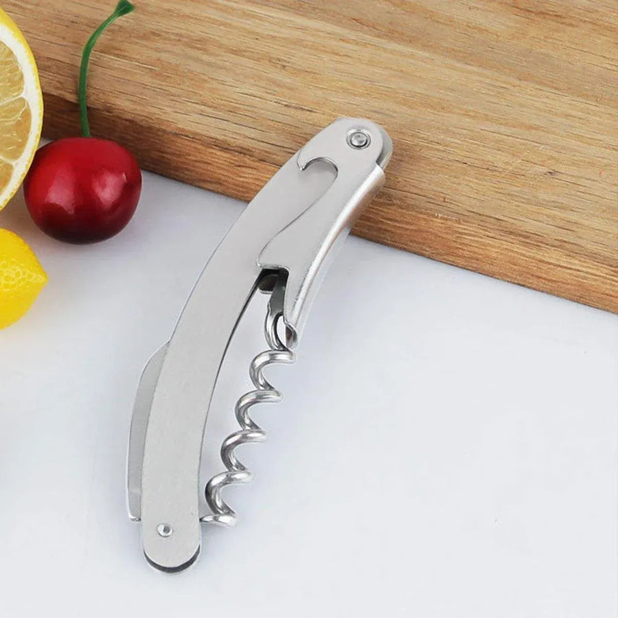 3-Piece Seahorse-Style Bottle Opener and Corkscrew Set