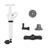 High Pressure Toilet Pipe Sewer Dredge Tool Pneumatic Suction Floor Drain Tool - Side View