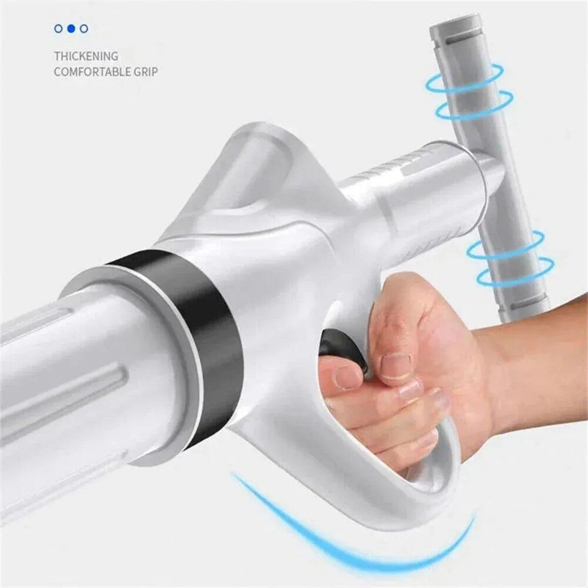 High Pressure Toilet Pipe Sewer Dredge Tool Pneumatic Suction Floor Drain Tool