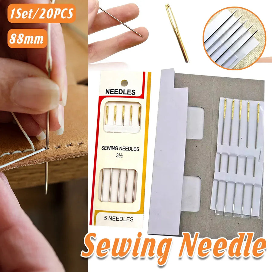 20pcs Sewing Needles Set Hand Stitching Embroidery Craft Sewing Tools Kit