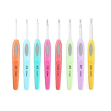 8X Rsi Sewing Tool Crochet Hooks Kit Yarn Knitting Needles Ergonomic Grip Set - Front View